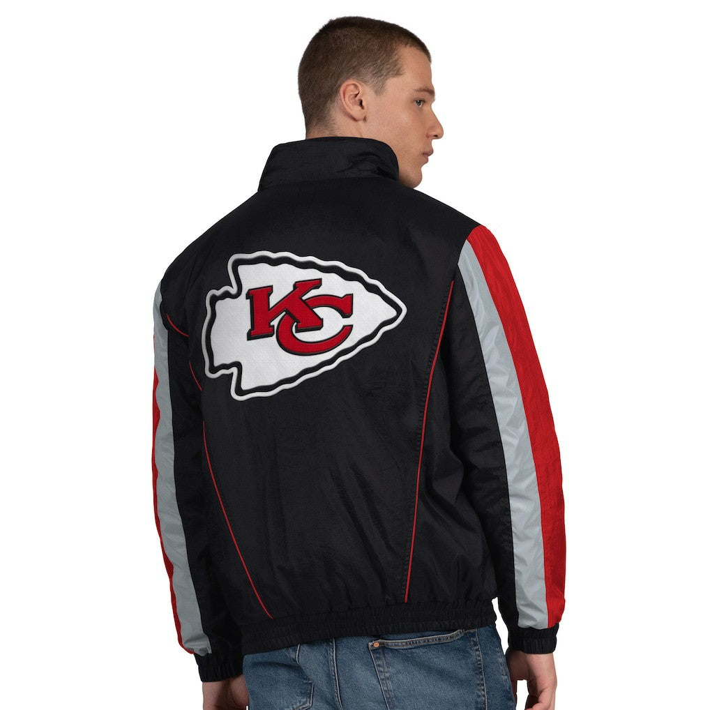 Kansas City Chiefs Starter Thursday Night Gridiron Half-Zip Jacket - Black - NFL