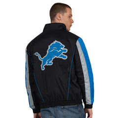 Detroit Lions Starter Thursday Night Gridiron Half-Zip Jacket - Black - NFL