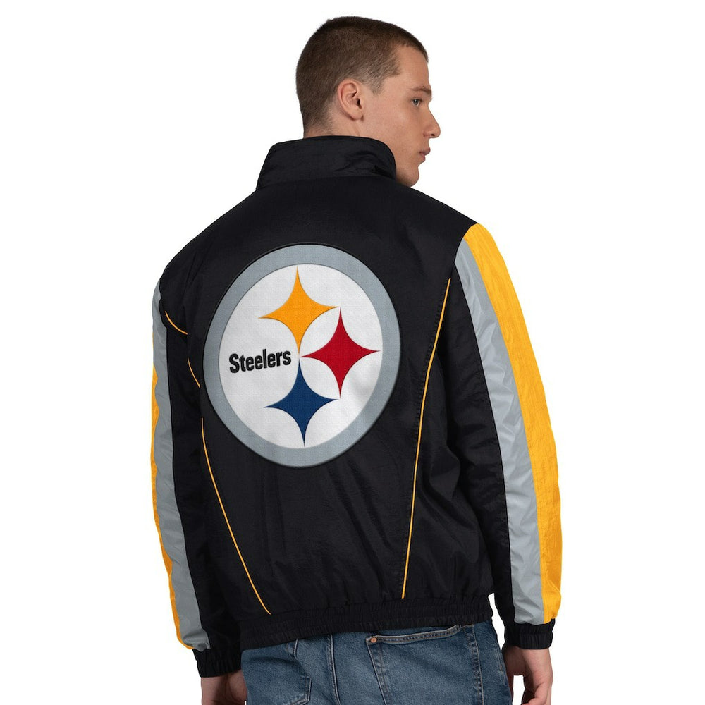 Pittsburgh Steelers Starter Thursday Night Gridiron Half-Zip Jacket - Black - NFL