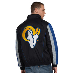 Los Angeles Rams Starter Thursday Night Gridiron Half-Zip Jacket - Black - NFL