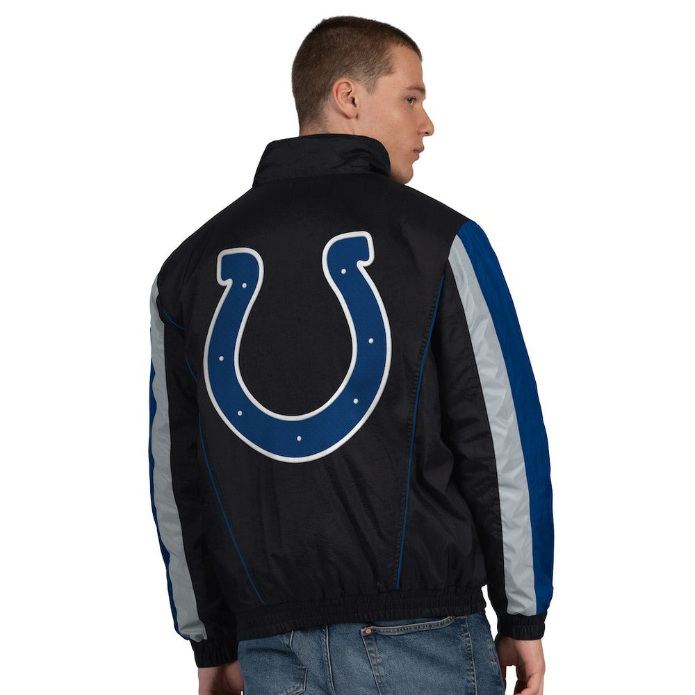Indianapolis Colts Starter Thursday Night Gridiron Half-Zip Jacket - Black - NFL