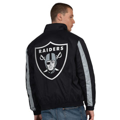 Las Vegas Raiders Starter Thursday Night Gridiron Half-Zip Jacket - Black - NFL