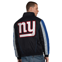 New York Giants Starter Thursday Night Gridiron Half-Zip Jacket - Black - NFL