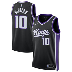 Nike DeMar DeRozan Sacramento Kings Unisex Swingman Player Jersey Icon Edition Black