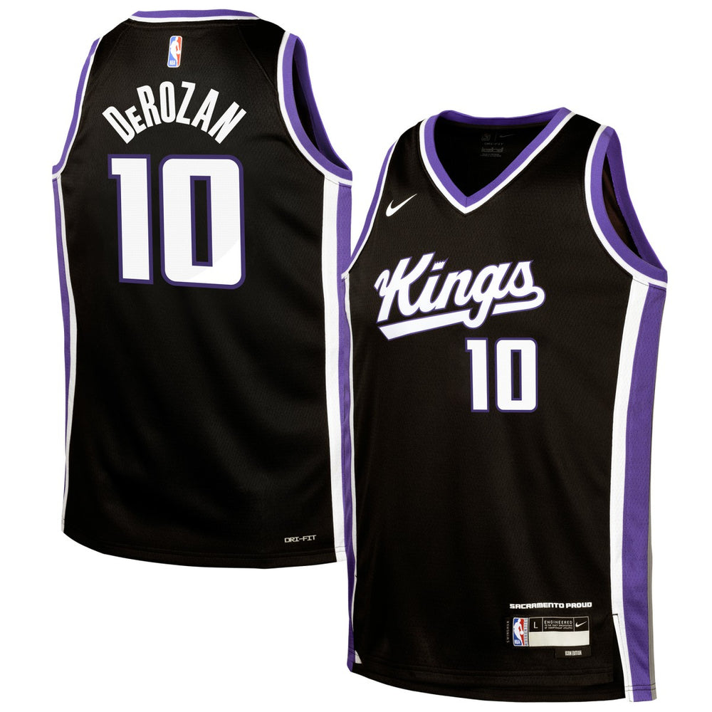 Nike DeMar DeRozan Sacramento Kings Youth Swingman Jersey Icon Edition Black