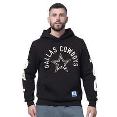 Dallas Cowboys Starter Handoff Fleece Hoodie Sweatshirt - Black - NFL
