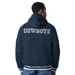 Dallas Cowboys G-III Sports by Carl Banks Power Forward Commemorative Full-Zip Hooded Jacket - Navy - NFL