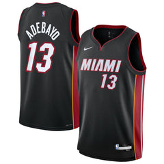 Nike Bam Adebayo Miami Heat Youth Swingman Jersey Icon Edition Black