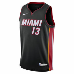 Nike Bam Adebayo Miami Heat Youth Swingman Jersey Icon Edition Black