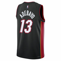 Nike Bam Adebayo Miami Heat Youth Swingman Jersey Icon Edition Black
