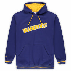Mitchell & Ness Golden State Warriors Hardwood Classics Big & Tall Hoodie Royal