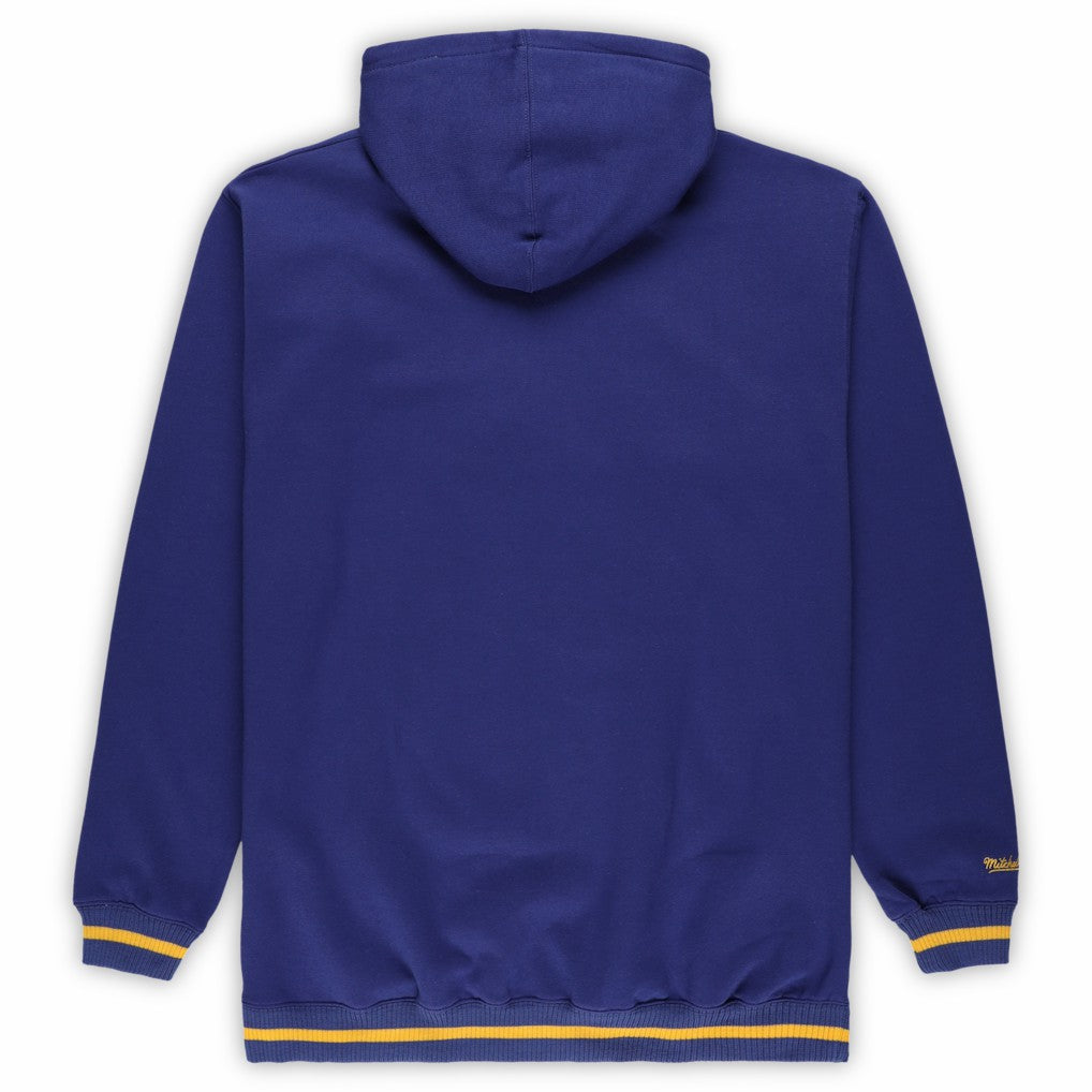 Mitchell & Ness Golden State Warriors Hardwood Classics Big & Tall Hoodie Royal