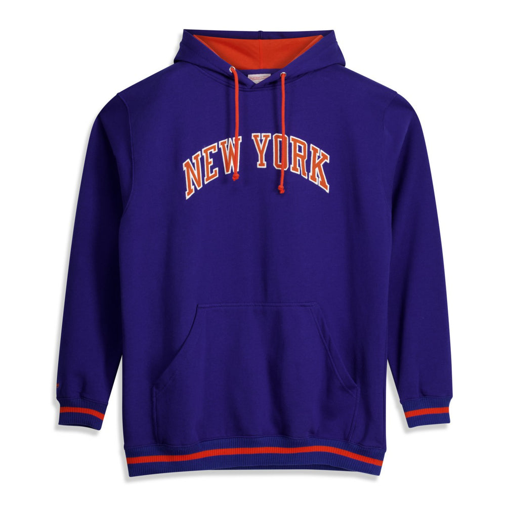Mitchell & Ness New York Knicks Hardwood Classics Big & Tall Hoodie Blue