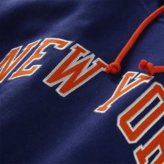 Mitchell & Ness New York Knicks Hardwood Classics Big & Tall Hoodie Blue
