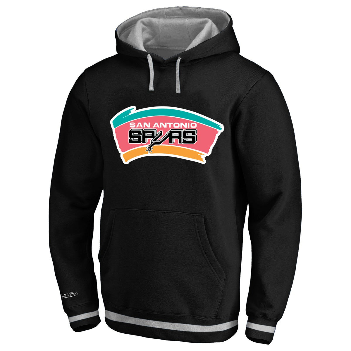 Mitchell & Ness San Antonio Spurs Big & Tall Hardwood Classics Hoodie Black