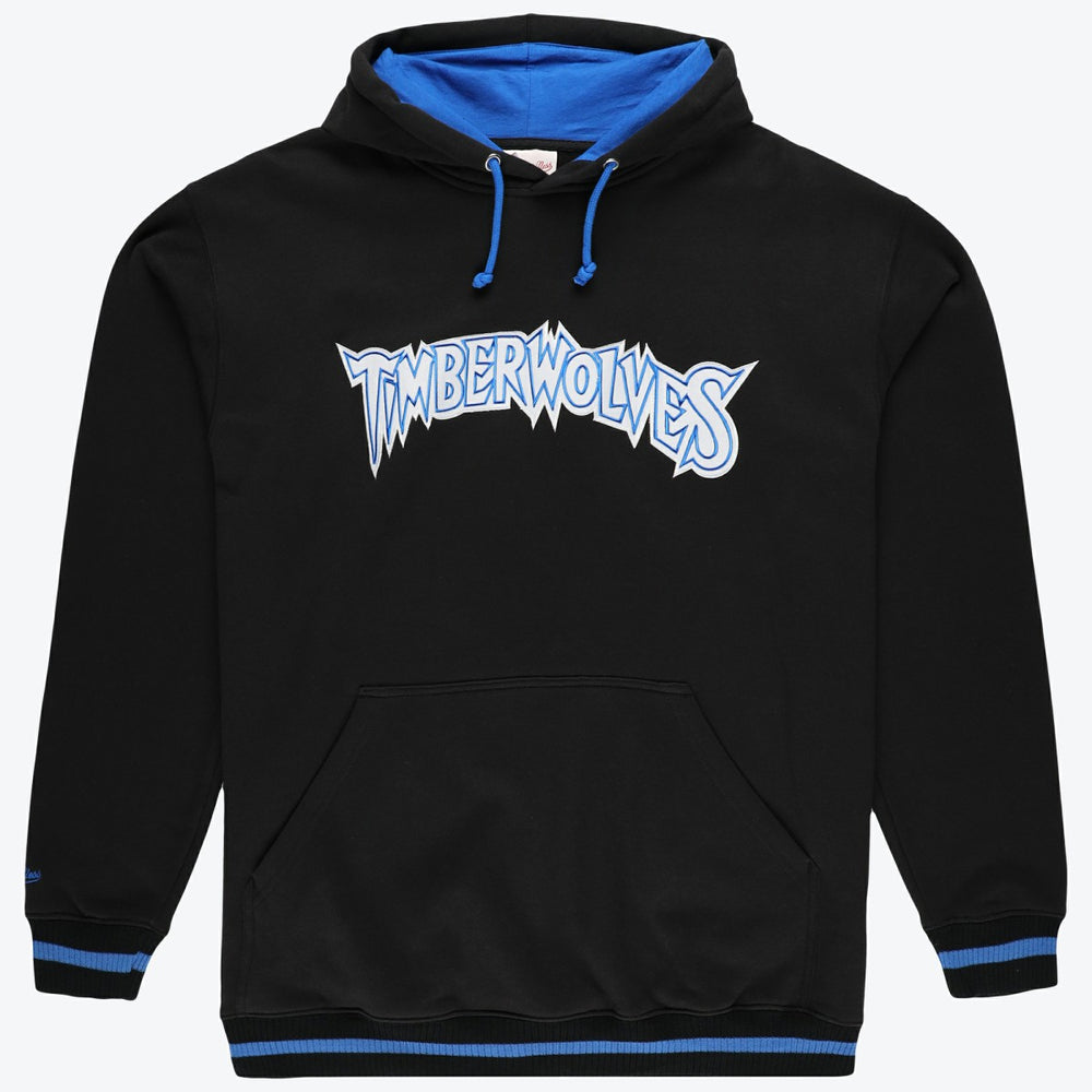 Mitchell & Ness Minnesota Timberwolves Hardwood Classics Big & Tall Hoodie Black