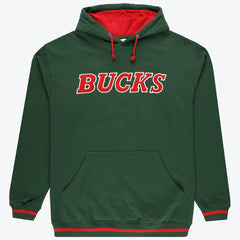 Mitchell & Ness Milwaukee Bucks Hardwood Classics Big & Tall Hoodie Hunter Green