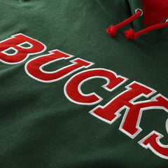 Mitchell & Ness Milwaukee Bucks Hardwood Classics Big & Tall Hoodie Hunter Green