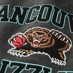Mitchell & Ness Memphis Grizzlies Hardwood Classics Big & Tall Crewneck Sweatshirt Heather Charcoal