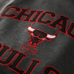 Mitchell & Ness Chicago Bulls Hardwood Classics Big & Tall Crewneck Sweatshirt Heather Charcoal