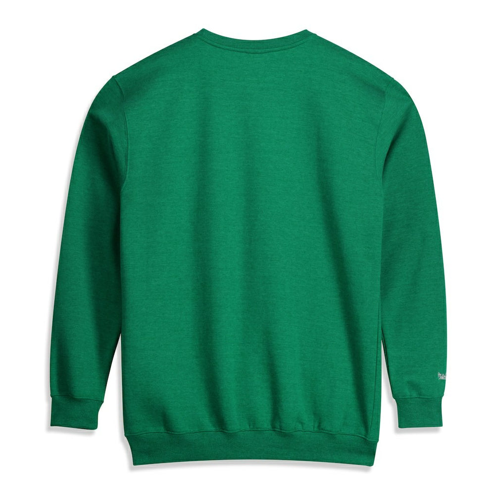 Mitchell & Ness Boston Celtics Hardwood Classics Big & Tall Crewneck Sweatshirt Heather Kelly Green