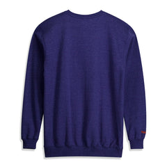 Mitchell & Ness New York Knicks Hardwood Classics Big & Tall Crewneck Sweatshirt Heather Blue