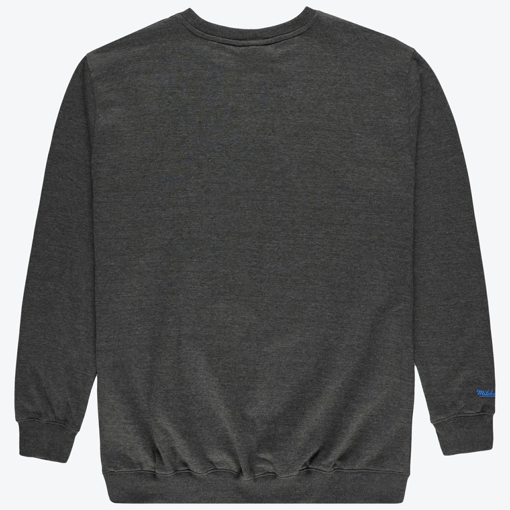 Mitchell & Ness Minnesota Timberwolves Hardwood Classics Big & Tall Crewneck Sweatshirt Heather Charcoal