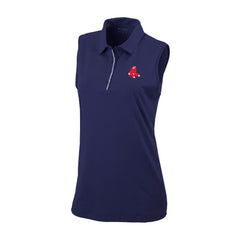 Boston Red Sox Columbia Women's Tend The Ball Sleeveless Polo Outlet