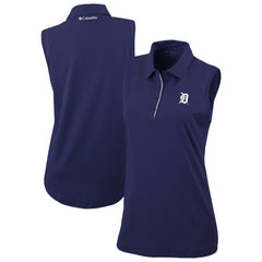 Detroit Tigers Columbia Women's Tend The Ball Sleeveless Polo for sale