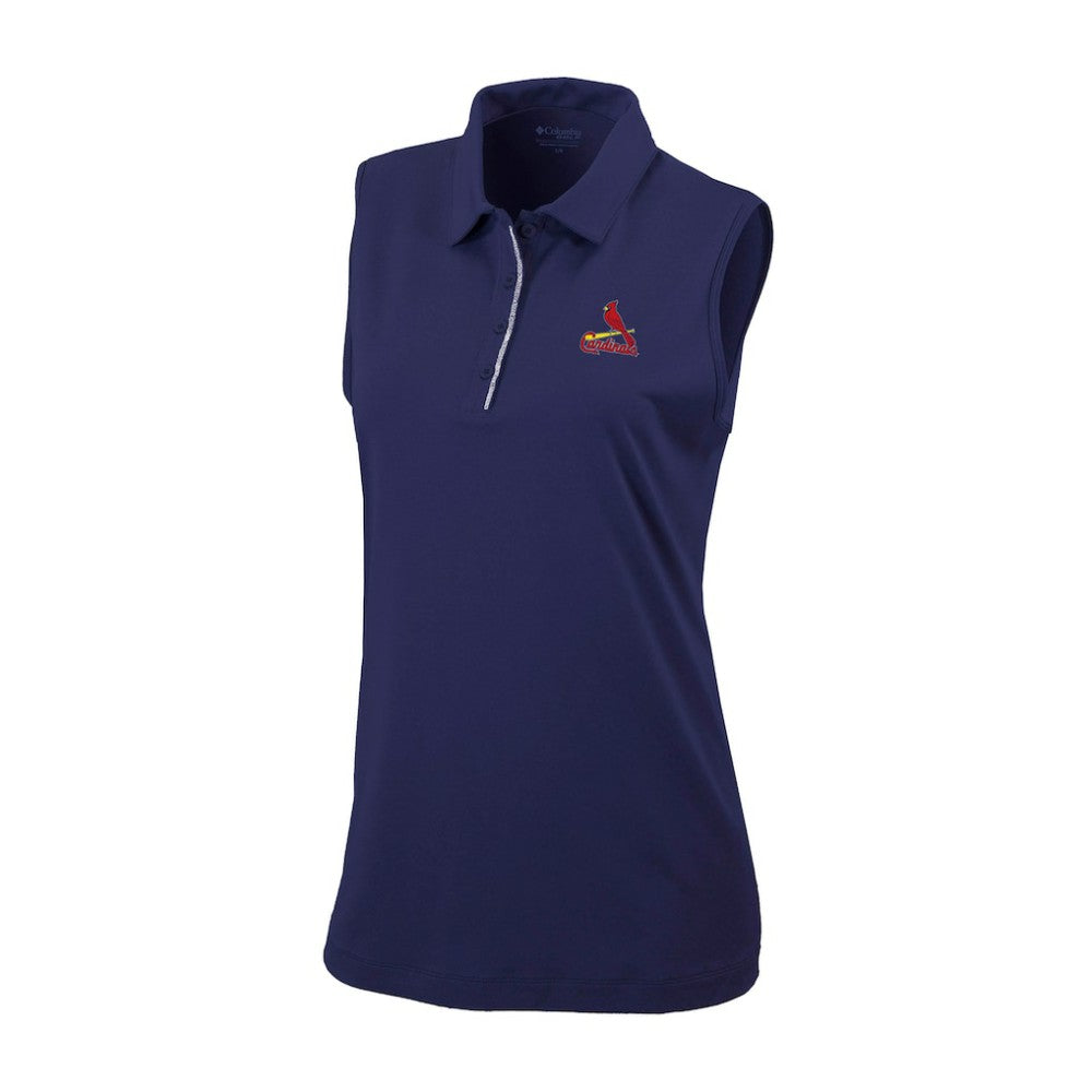 St. Louis Cardinals Columbia Women's Tend The Ball Sleeveless Polo Online