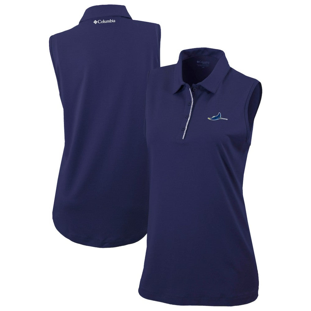 Tampa Bay Rays Columbia Women's Tend The Ball Sleeveless Polo Near Me