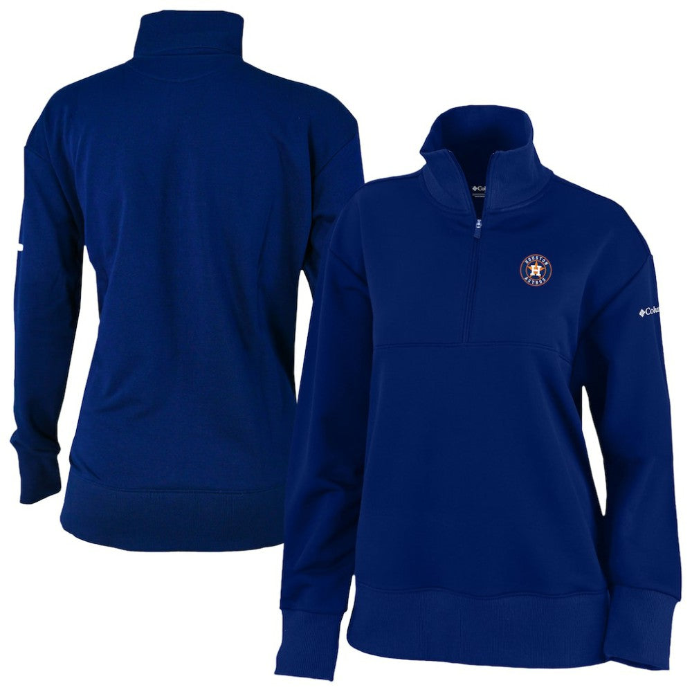 Houston Astros Columbia Women's Birchwood Hills Quarter-Zip Pullover Near Me
