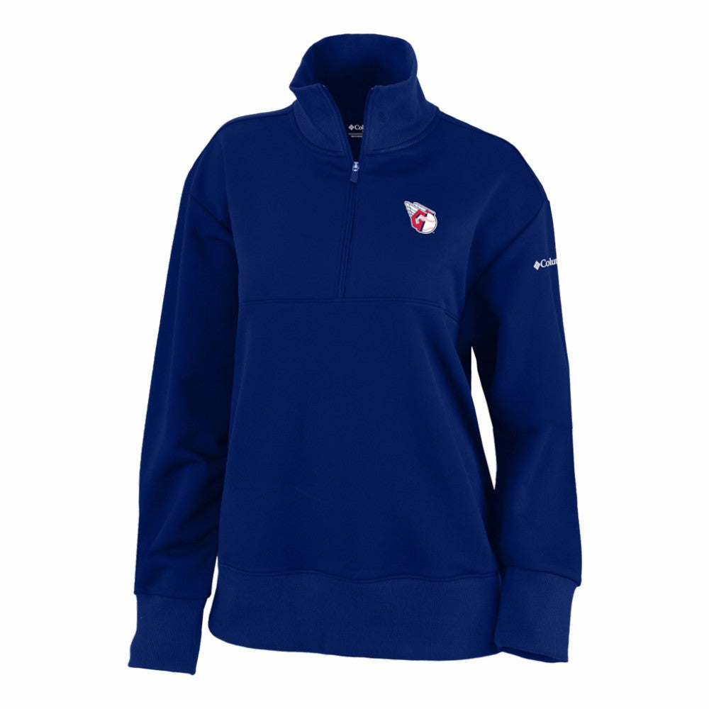 Cleveland Guardians Columbia Women's Birchwood Hills Quarter-Zip Pullover Discount