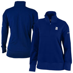 Detroit Tigers Columbia Women's Birchwood Hills Quarter-Zip Pullover Outlet