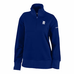 Detroit Tigers Columbia Women's Birchwood Hills Quarter-Zip Pullover Outlet