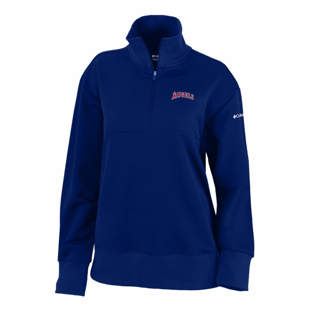 Los Angeles Angels Columbia Women's Birchwood Hills Quarter-Zip Pullover Discount