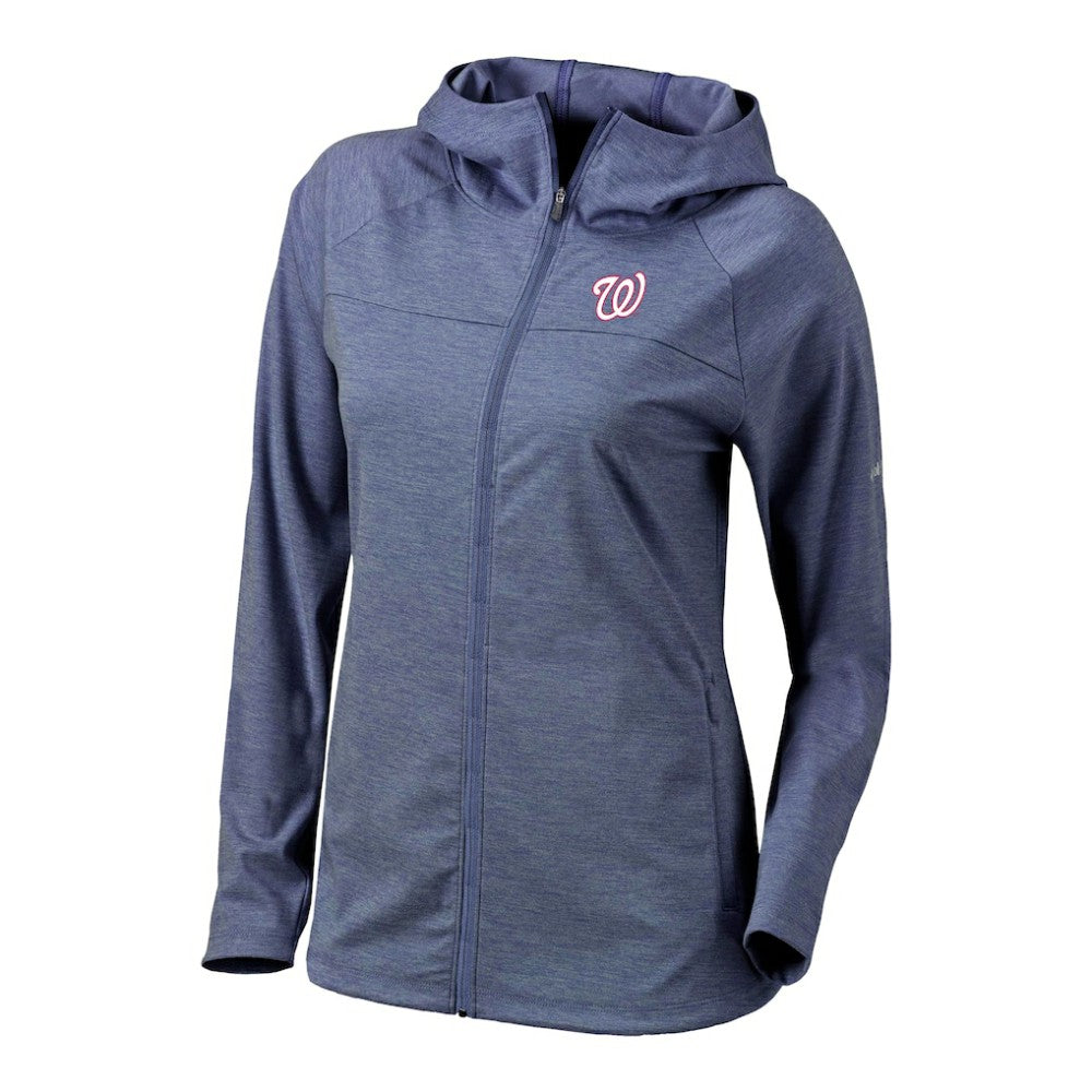Washington Nationals Columbia Women's Half Shot Full-Zip Hoodie Discount