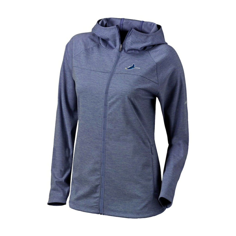 Tampa Bay Rays Columbia Women's Half Shot Full-Zip Hoodie Outlet