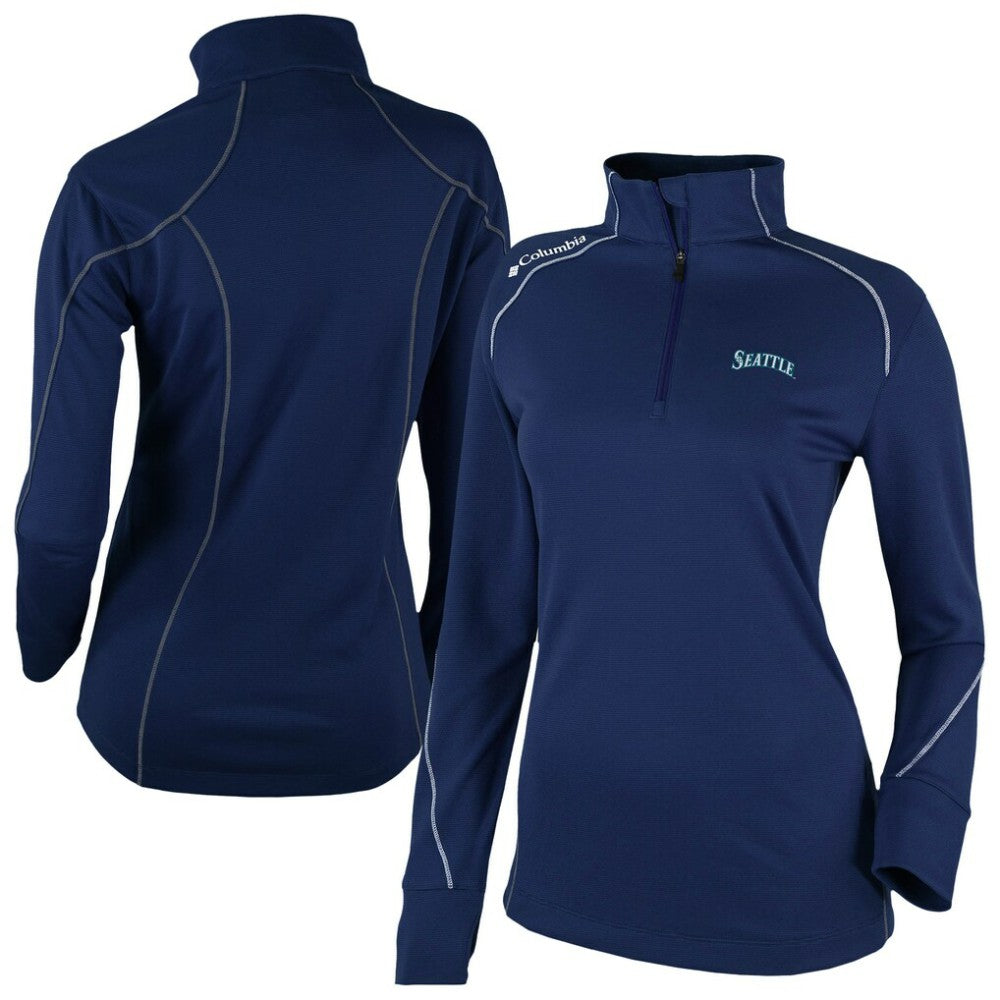 Seattle Mariners Columbia Women's Shotgun 2.0 Quarter-Zip Pullover Discount