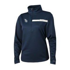 Tampa Bay Rays Columbia Women's Skiff Guide Fleece Half-Zip Pullover Jacket for sale
