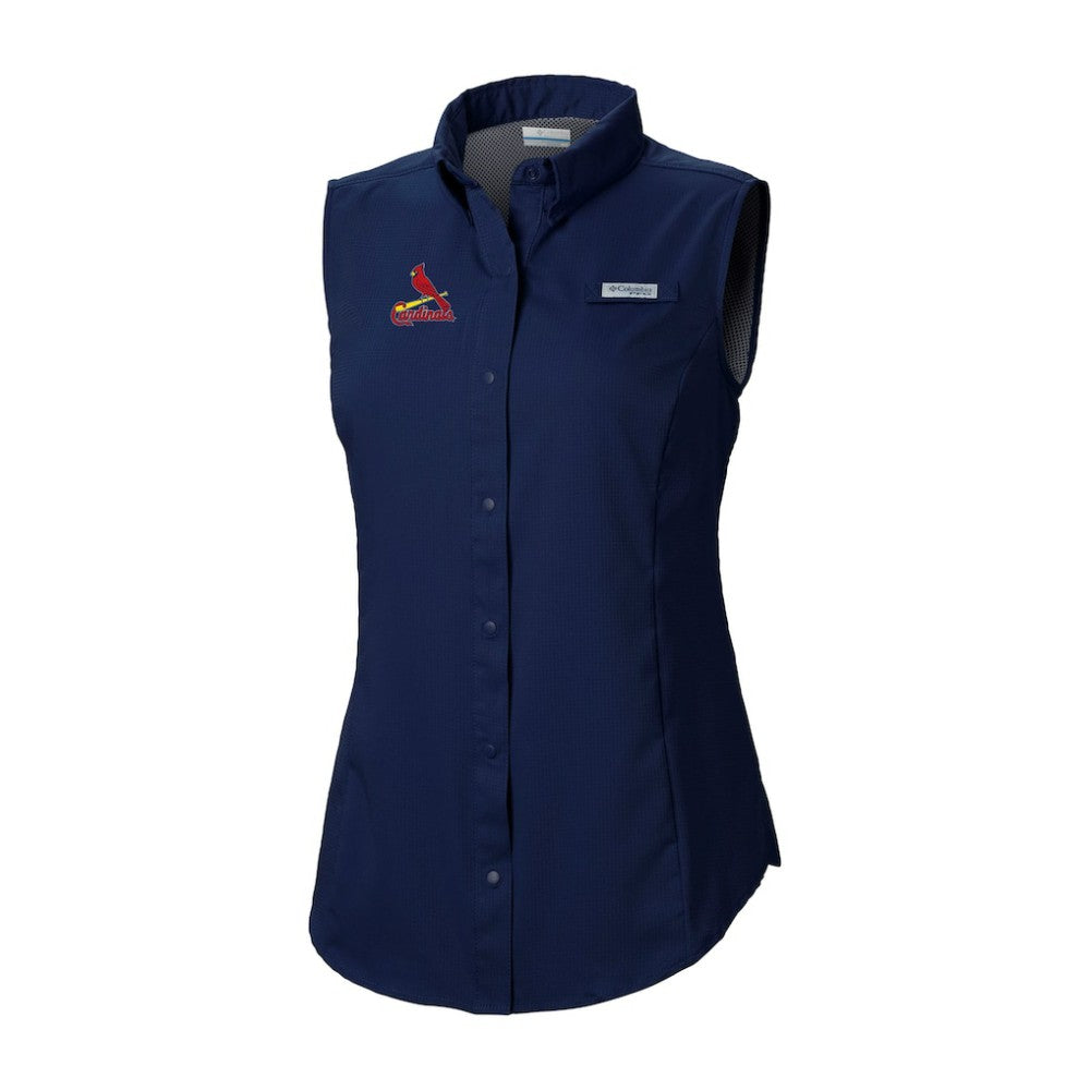 St. Louis Cardinals Columbia Women's Tamiami Sleeveless Shirt for sale
