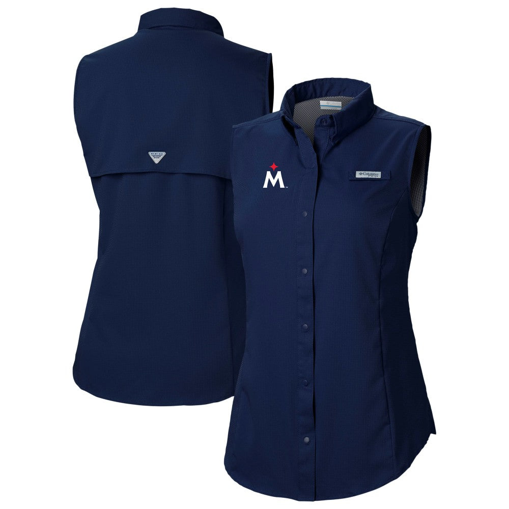 Minnesota Twins Columbia Women's Tamiami Sleeveless Shirt for sale