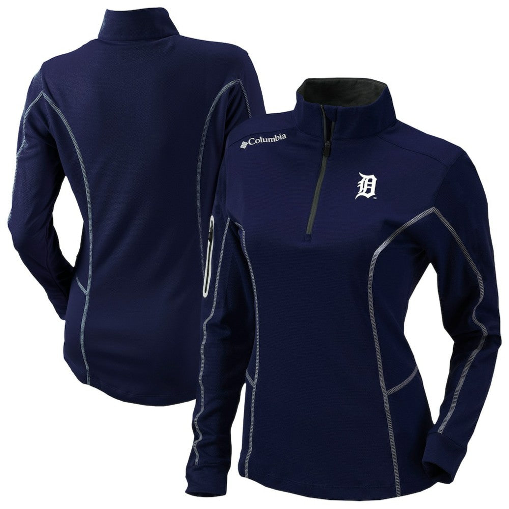 Detroit Tigers Columbia Shotgun Quarter-Zip Top Outlet