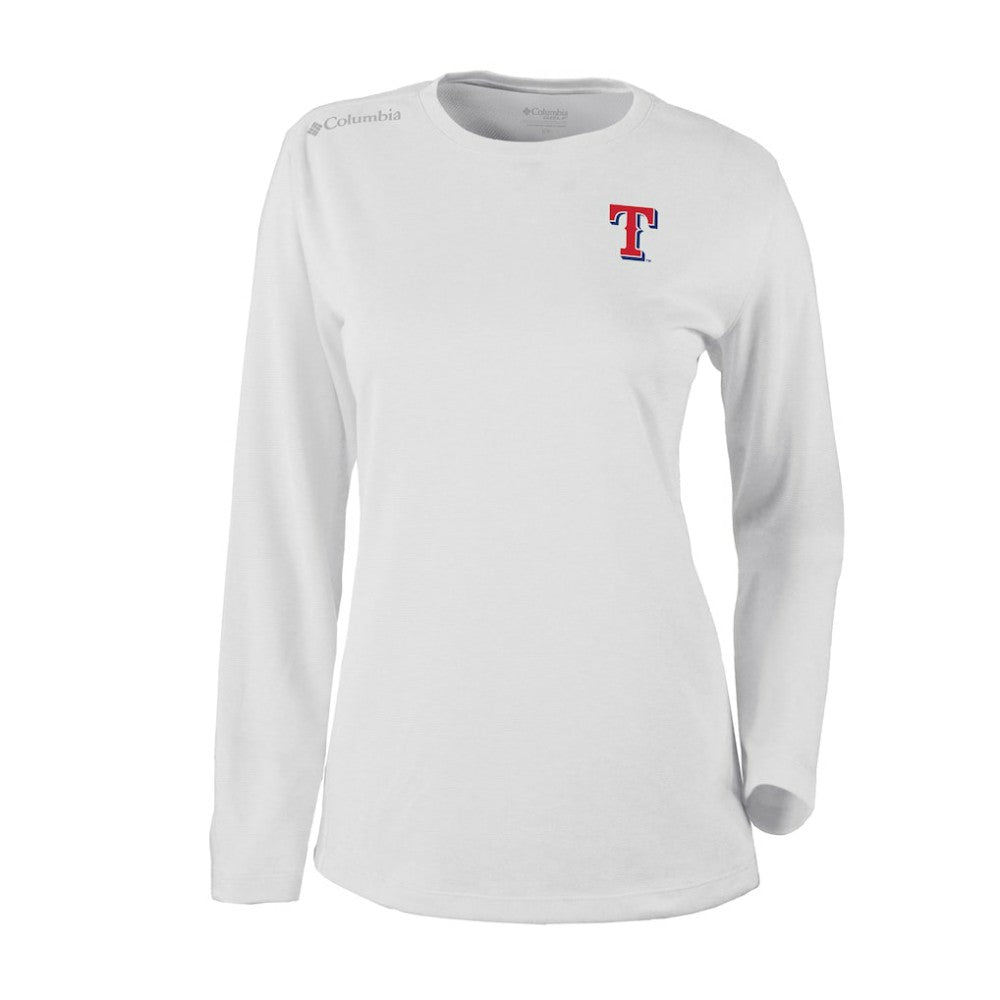 Texas Rangers Columbia Shotgun Long Sleeve T-Shirt Outlet