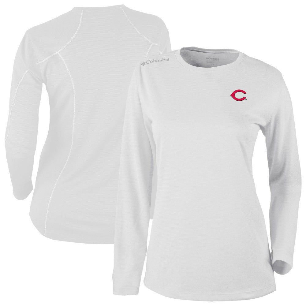 Cincinnati Reds Columbia Shotgun Long Sleeve T-Shirt Outlet