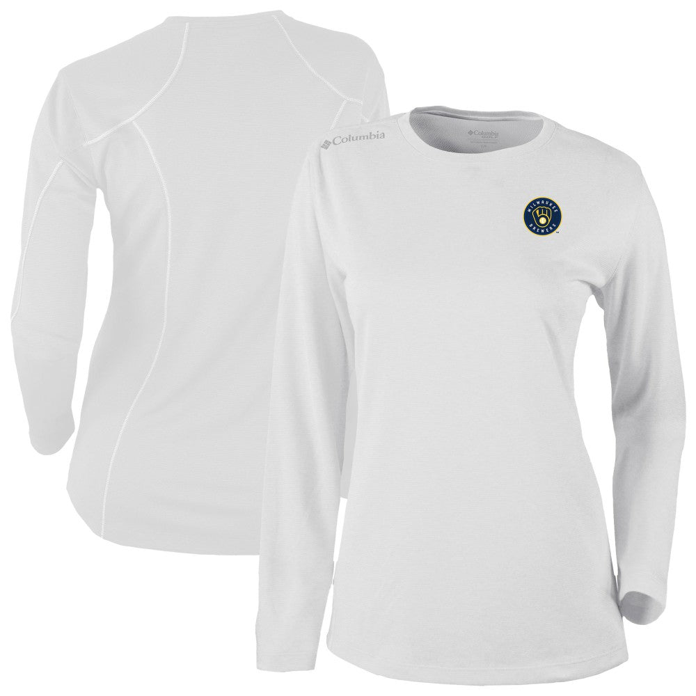 Milwaukee Brewers Columbia Shotgun Long Sleeve T-Shirt Sale