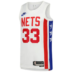 Nike Nic Claxton Brooklyn Nets Swingman Jersey Classic Edition White