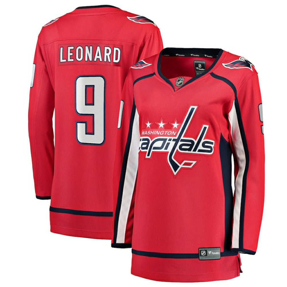 Ryan Leonard Washington Capitals Fanatics Women's Home Breakaway Player Jersey - Red | Fanatics Clearance