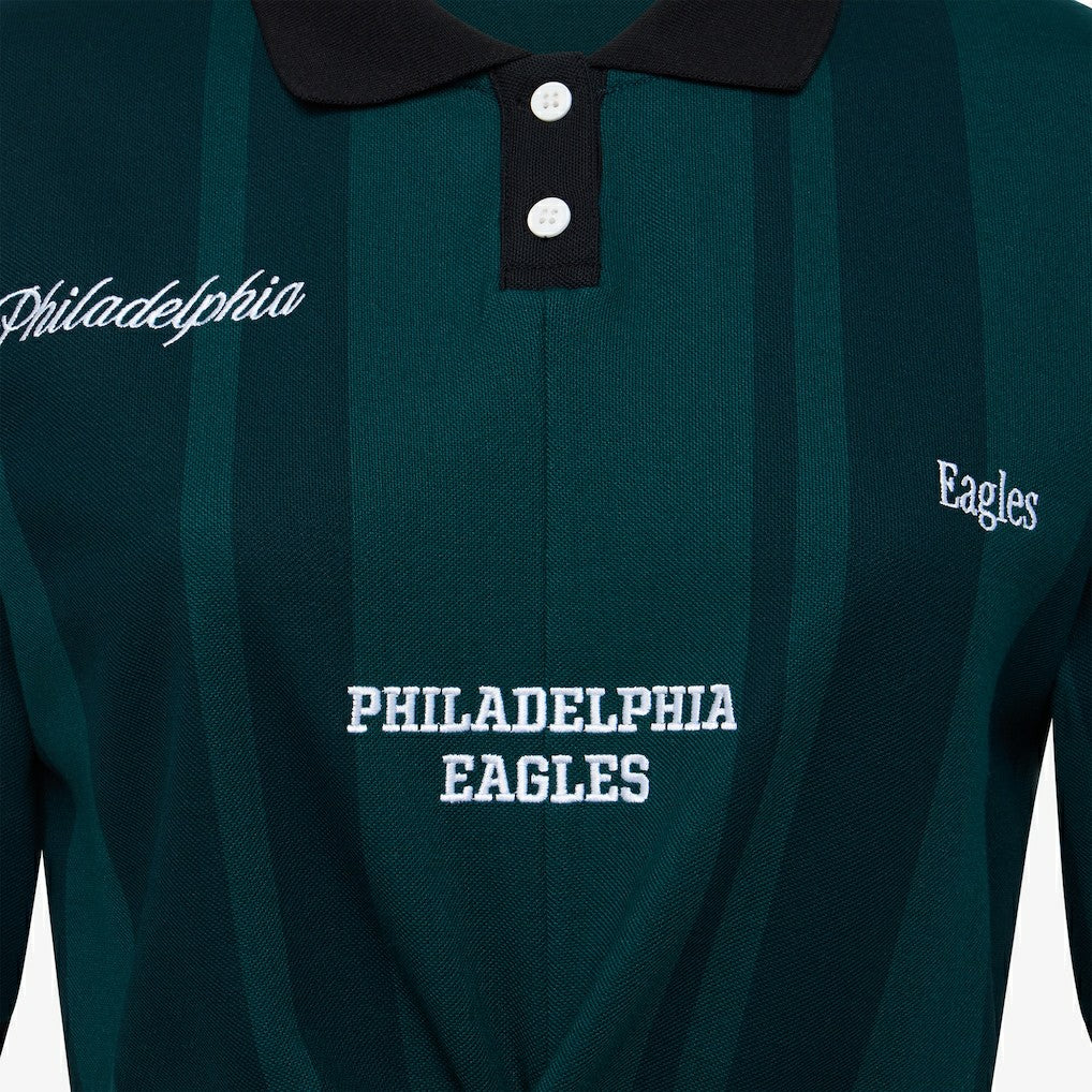 Philadelphia Eagles Off Season Women's Rugby T-Shirt - Midnight Green - NFL