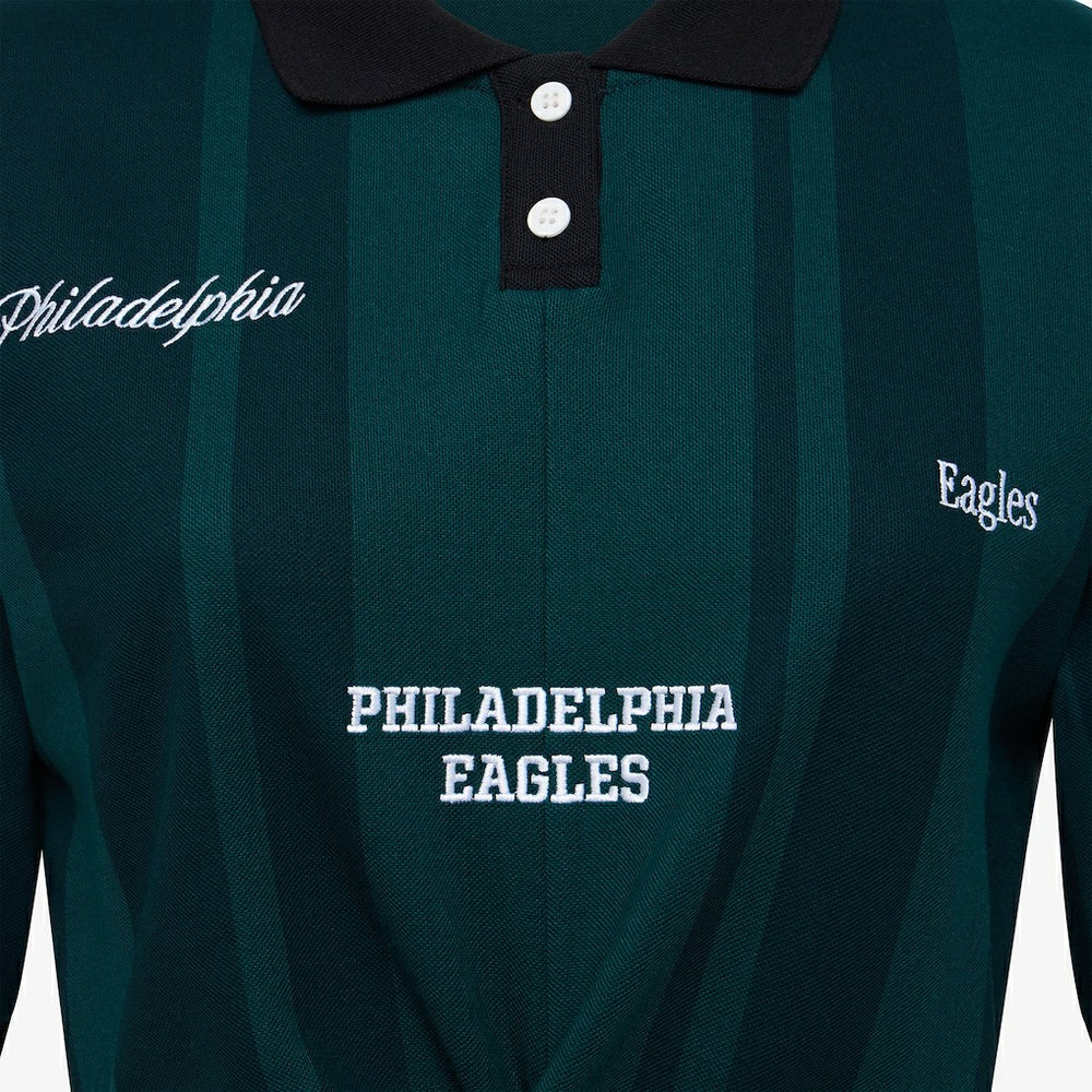 Philadelphia Eagles Off Season Women's Rugby T-Shirt - Midnight Green - NFL